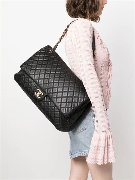 chanel bubble flap large shoulder bag|authentic chanel classic flap bag.